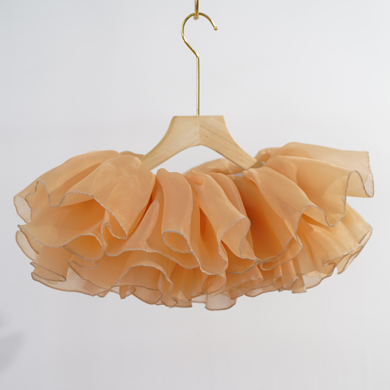 Dječja organza baletna tutu suknja, 100% poliester, mekan tretman, All-Match stil, plesna odjeća