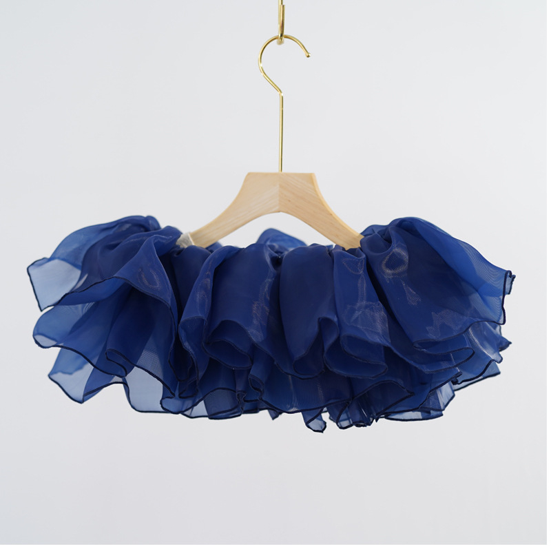 Dječja organza baletna tutu suknja, 100% poliester, mekan tretman, All-Match stil, plesna odjeća