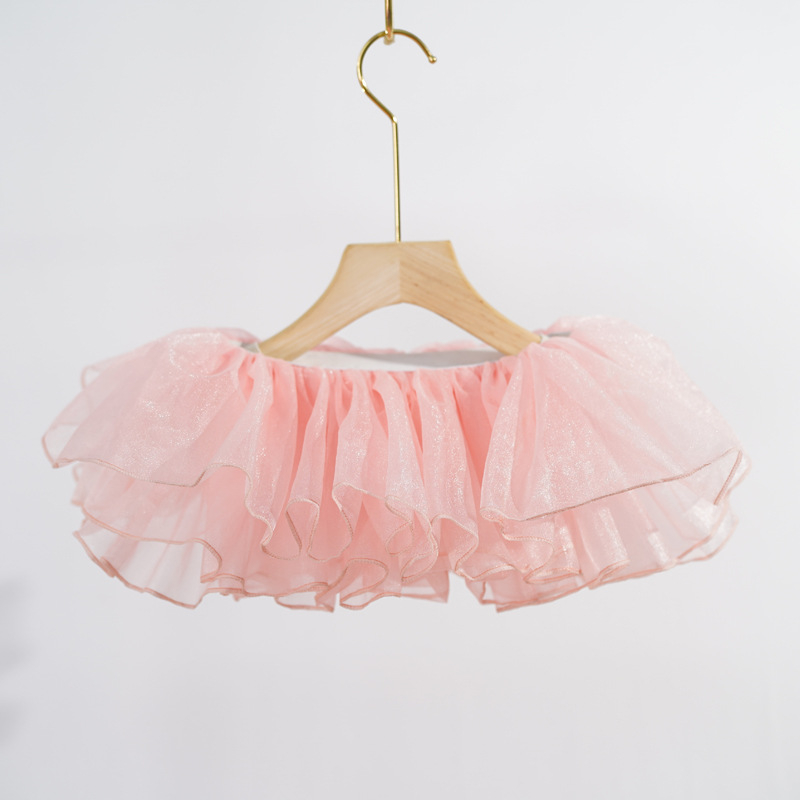 Dječja organza baletna tutu suknja, 100% poliester, mekan tretman, All-Match stil, plesna odjeća