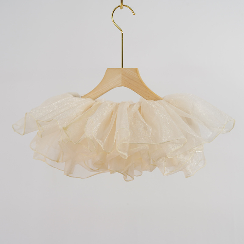 Dječja organza baletna tutu suknja, 100% poliester, mekan tretman, All-Match stil, plesna odjeća