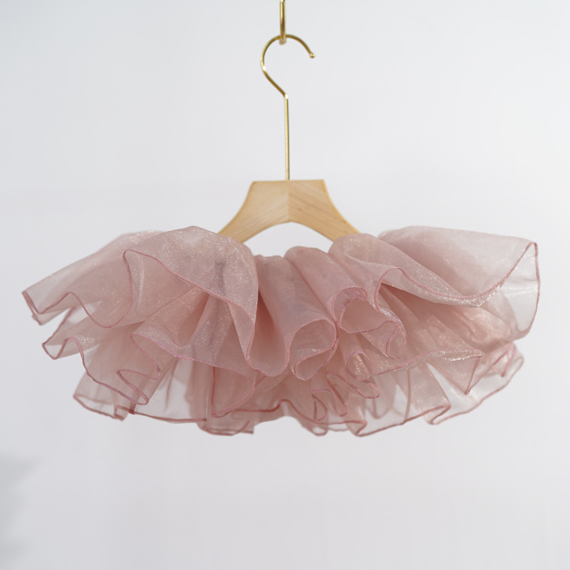 Dječja organza baletna tutu suknja, 100% poliester, mekan tretman, All-Match stil, plesna odjeća