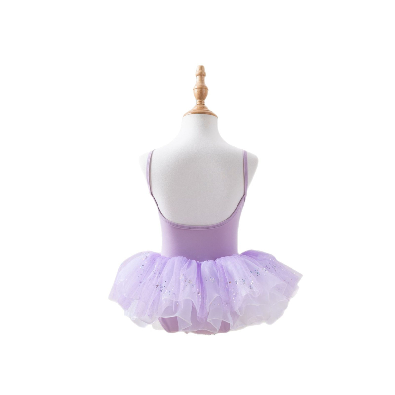 Meet xi Dječji plesni trening kostim, najlon tkanina s mekanom obradom, stil 1628, za uzrast 8+