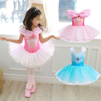 Costum de dans pentru copii pentru repetiții, bumbac 95% țesătură principală, pentru fetițe, vârste 3–8 ani, potrivit pentru toate sezoanele