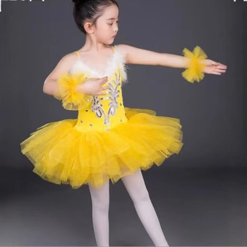 Dječji baletni kostim - stil princeze, Spandex 95%, za djevojčice 8+ godina.