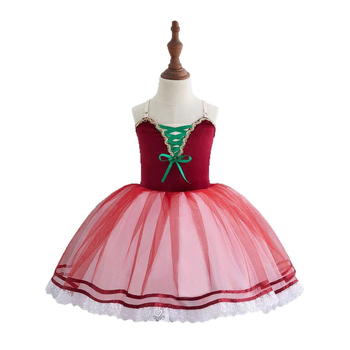 Dječja baletna suknja tutu - 100% Spandex, za djevojčice 3–8 godina, baletna odjeća za nastup