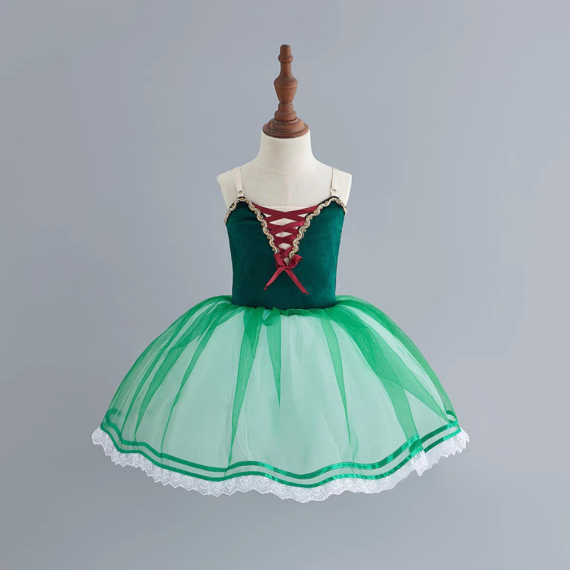 Dječja baletna suknja tutu - 100% Spandex, za djevojčice 3–8 godina, baletna odjeća za nastup