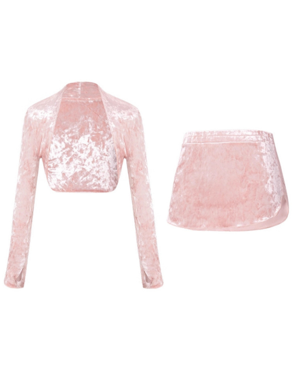 Gyerek balett gyakorló dzseki, hosszú ujjú, 94% poliészter puha kezeléssel, tél, 3–8 éves lányok