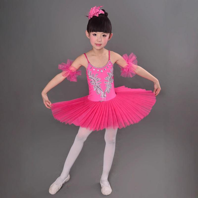 Gyermek balett tutu szoknya - plisírozott, kötött poliészter, hercegnő-stílus, lányoknak, 8 év felett