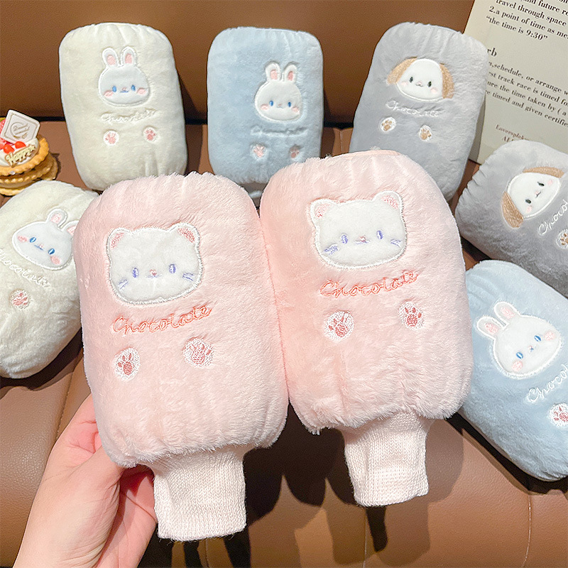 Vaikų rankovių dangteliai su animaciniu raštu – Unisex, megzti ir siuvinėti, Žiema 2025