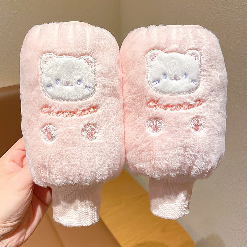 Vaikų rankovių dangteliai su animaciniu raštu – Unisex, megzti ir siuvinėti, Žiema 2025