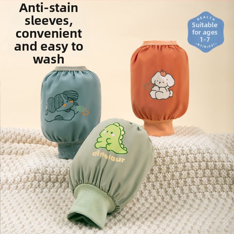 Vaikų vandeniui atsparios rankovės su animaciniu raštu, poliesteris, 1–3 metų amžiaus, unisex, žiema/pavasaris/ruduo