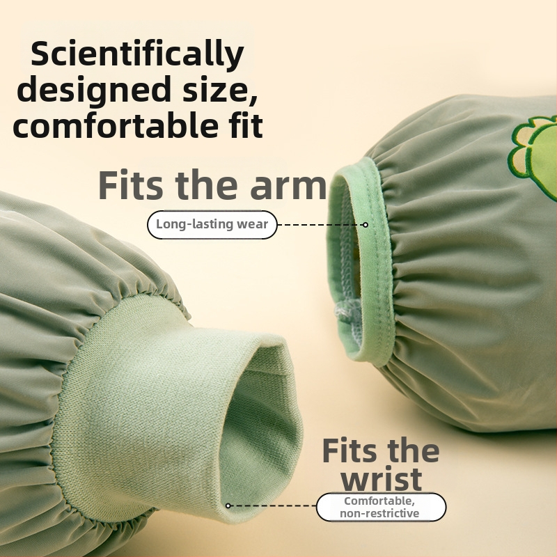 Laste veekindlad käevarrukad karikatuurtrükiga, polüester, 1–3 aastat vanuses, unisex, talv/kevad/sügis