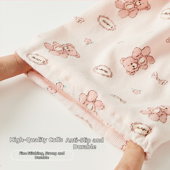 Vaikų rankovės apsaugos iš 100% medvilnės, apsauga nuo nešvarumų, rudens–žiemos sezonui, karikatūros raštas, amžiaus grupės 1–3 ir 3–8
