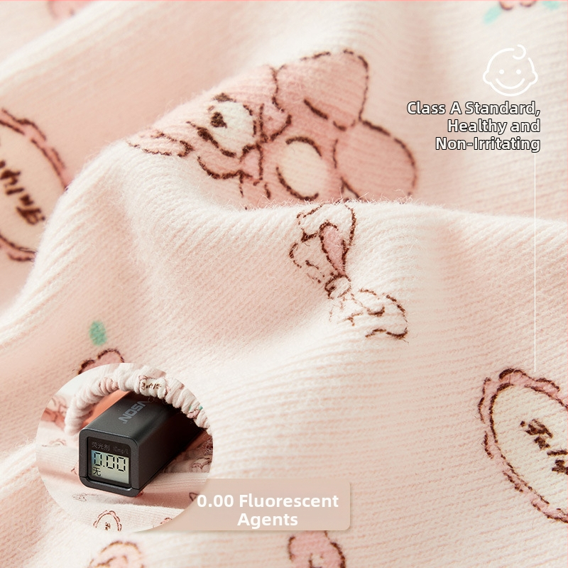 Bērnu piedurkņu aizsargi no 100% kokvilnas, pret netīrību, rudens-ziemas sezona, karikatūras raksts, vecuma grupas 1-3 un 3-8