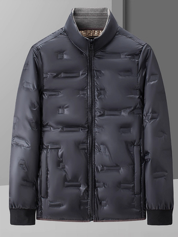 Woodpecker jachetă de iarnă pentru bărbați, cu căptușe detașabilă – groasă, rezistentă la vânt, puf de gâscă alb 86-90%, material exterior poliester