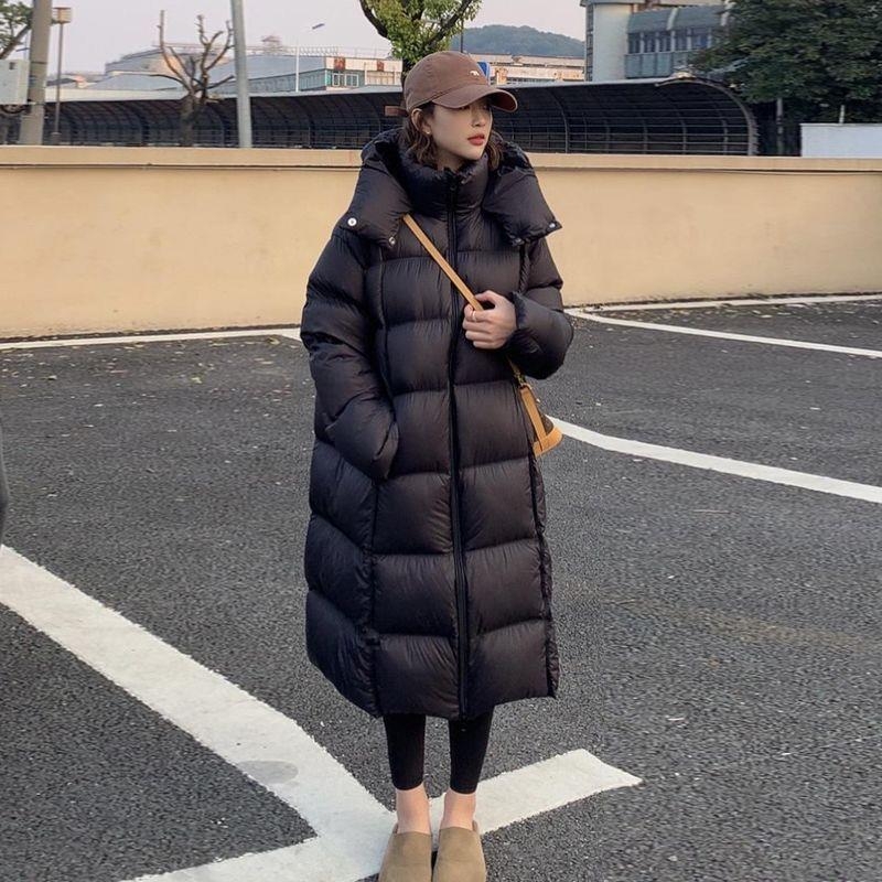 Ženska jakna od perja – Goose Down, debela, s kapuljom, ultra kratka duljina, Chenille-Spandex tkanina