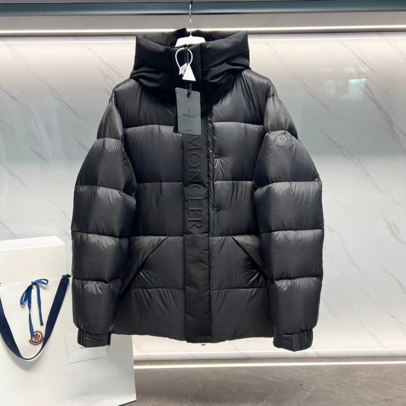 Geacă de puf cu glugă pentru bărbați, 600 Fill Power, Goose Down, 86–90% conținut puf, exterior din poliester, căptușeală 100% spandex