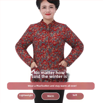 Kamelės plaukų kailio švarko su medvilnės užpildais, fleece pamušalas, vidutinio ilgio, spalvų blokų raštas, elegantiškas retro stilius