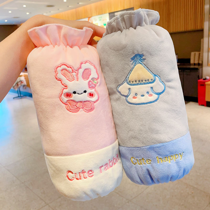 Vaikų rankų apsaugos nuo pūkuotos striukės – karikatūros raštas, anti nešvarumams, reljefinė medžiaga, 3–13 metų, žiema–pavasaris–ruduo