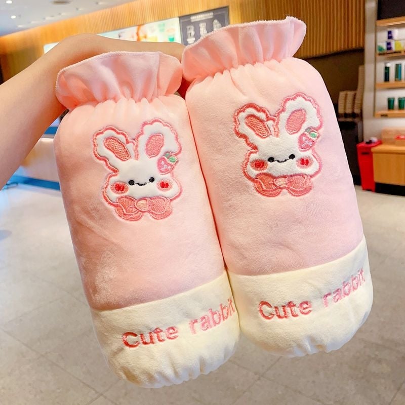 Vaikų rankų apsaugos nuo pūkuotos striukės – karikatūros raštas, anti nešvarumams, reljefinė medžiaga, 3–13 metų, žiema–pavasaris–ruduo