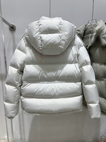 Geacă de puf pentru femei, cu glugă, groasă, umplutură din puf de rață alb, 86–90%, exterior poliester