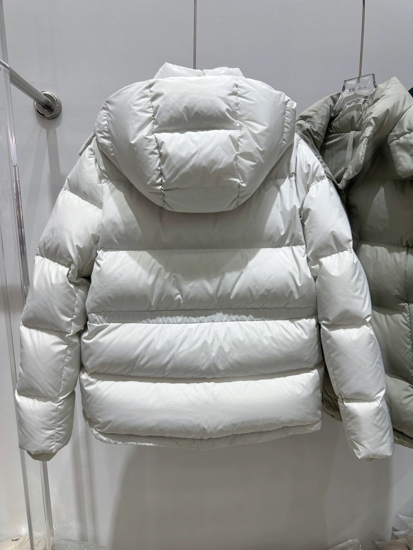 Geacă de puf pentru femei, cu glugă, groasă, umplutură din puf de rață alb, 86–90%, exterior poliester
