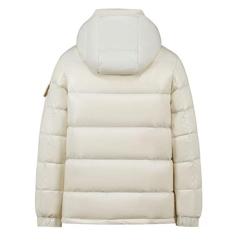 Unisex jaka ar pūku pāriem – ūdensnecaurlaidīga un pretvēja, pildījums no balto pīļu pūka, kašmira saturs 86–90%, Fitted