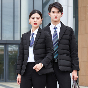 Jachetă de iarnă din puf de rață alb, lungime medie, croială Slim, umplutură puf de rață alb, cașmir 86–90%