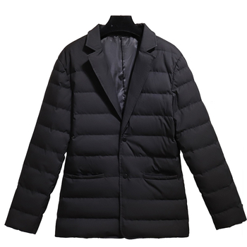 Jachetă de iarnă din puf de rață alb, lungime medie, croială Slim, umplutură puf de rață alb, cașmir 86–90%