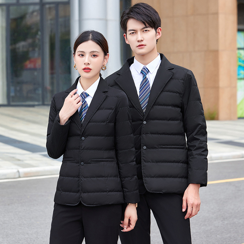 Jachetă de iarnă din puf de rață alb, lungime medie, croială Slim, umplutură puf de rață alb, cașmir 86–90%