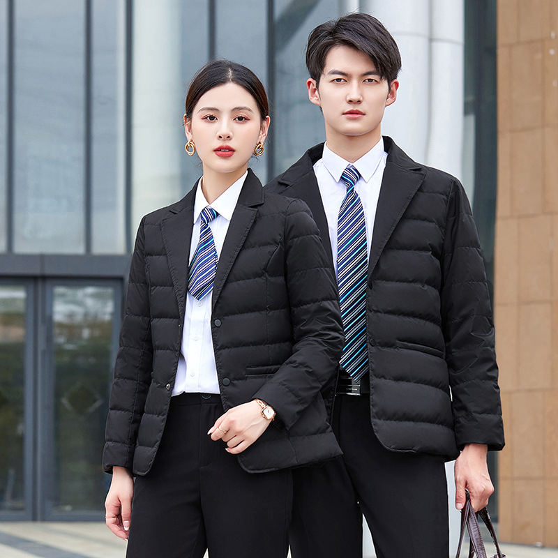 Jachetă de iarnă din puf de rață alb, lungime medie, croială Slim, umplutură puf de rață alb, cașmir 86–90%