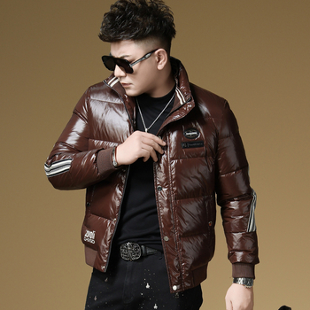 Jachetă de puf pentru bărbați, puf de rață alb 91–95% conținut, rezistent la vânt, -20°C până la -5°C, croială scurtă