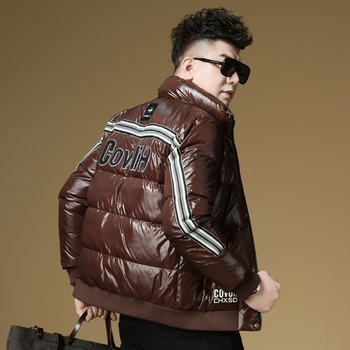 Jachetă de puf pentru bărbați, puf de rață alb 91–95% conținut, rezistent la vânt, -20°C până la -5°C, croială scurtă