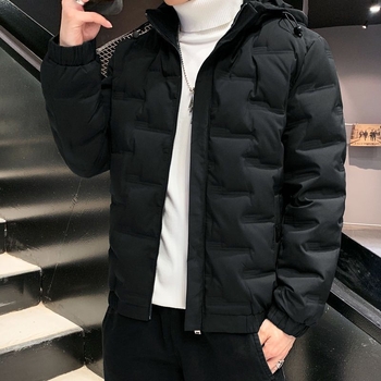 Geacă de iarnă pentru bărbați, cu glugă, lungime extra, 100% puf de gâscă alb, 550 umplere, protecție la frig -5°C până la 0°C