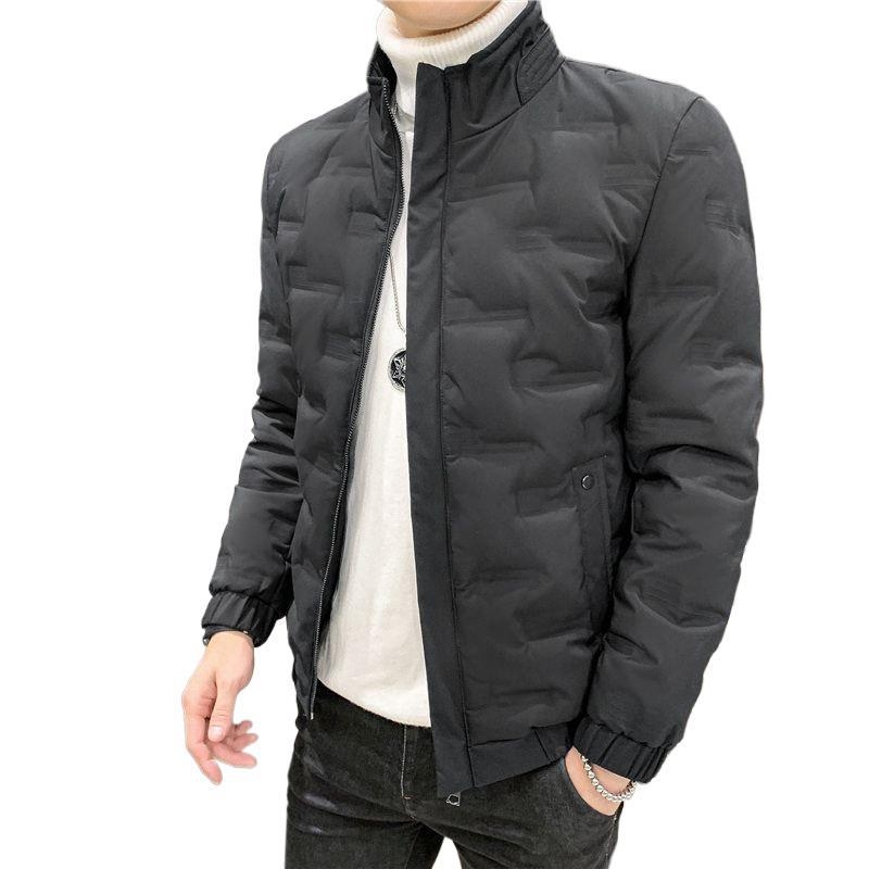 Geacă de iarnă pentru bărbați, cu glugă, lungime extra, 100% puf de gâscă alb, 550 umplere, protecție la frig -5°C până la 0°C