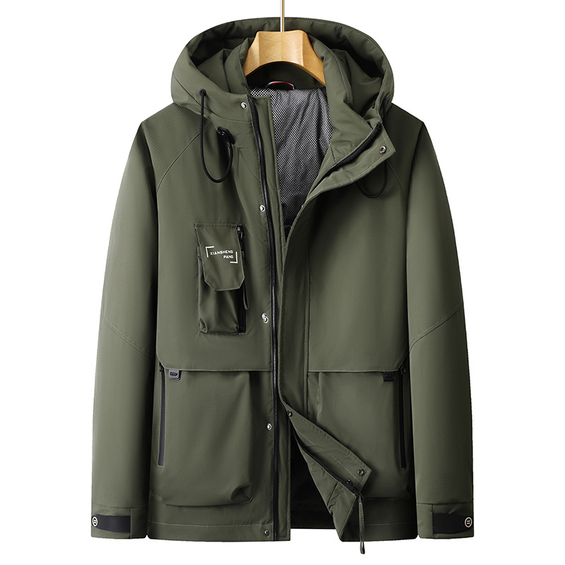 Zimska jakna s punjenjem od bijelog patke puhova, 650 punjenja; prozračna, vodootporna, otporna na vjetar