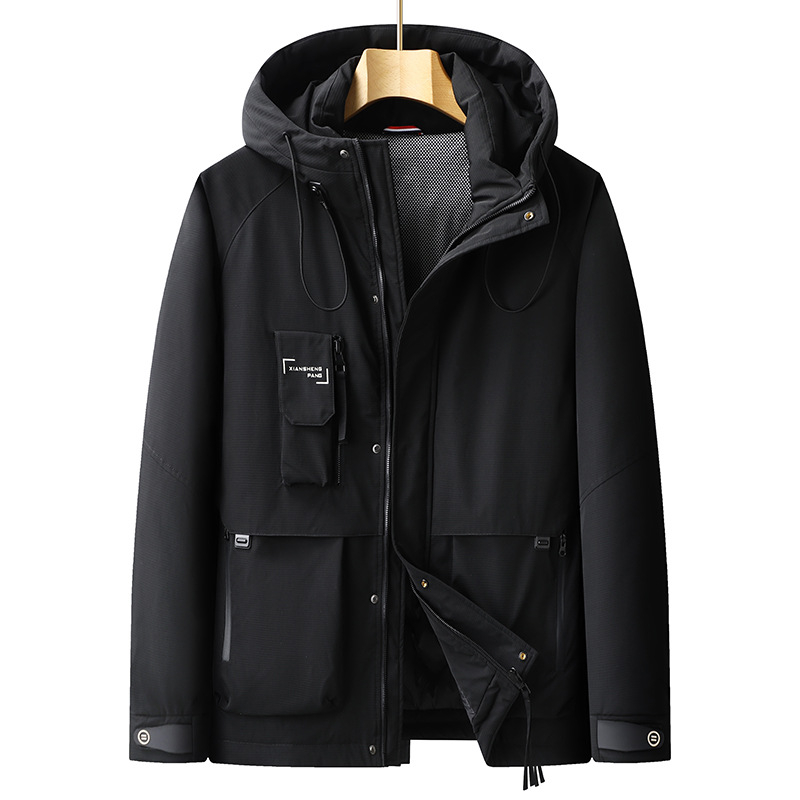 Zimska jakna s punjenjem od bijelog patke puhova, 650 punjenja; prozračna, vodootporna, otporna na vjetar