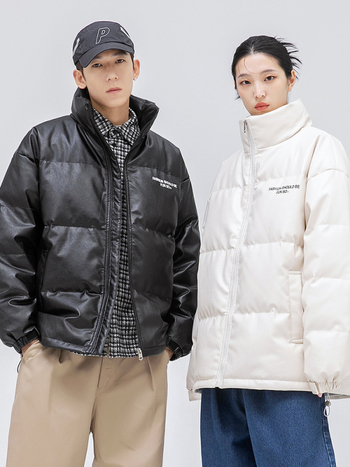 Geacă de puf pentru bărbați, cu umplutură de puf de rață, glugă, guler înalt, fermoar, umplere 600