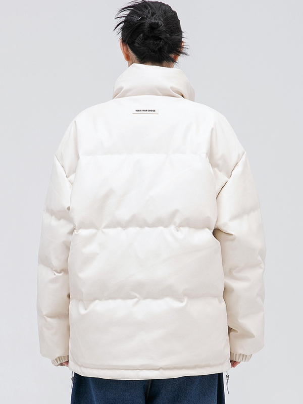 Geacă de puf pentru bărbați, cu umplutură de puf de rață, glugă, guler înalt, fermoar, umplere 600