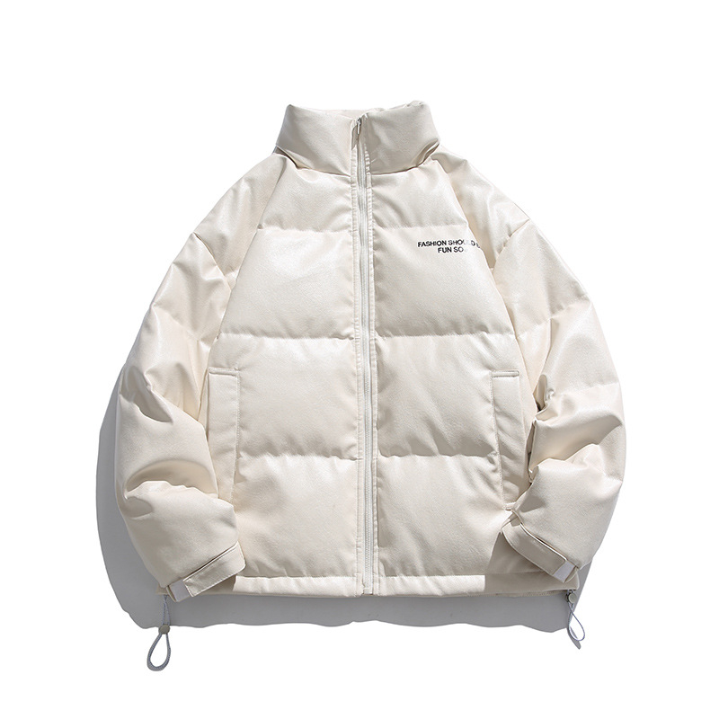 Geacă de puf pentru bărbați, cu umplutură de puf de rață, glugă, guler înalt, fermoar, umplere 600