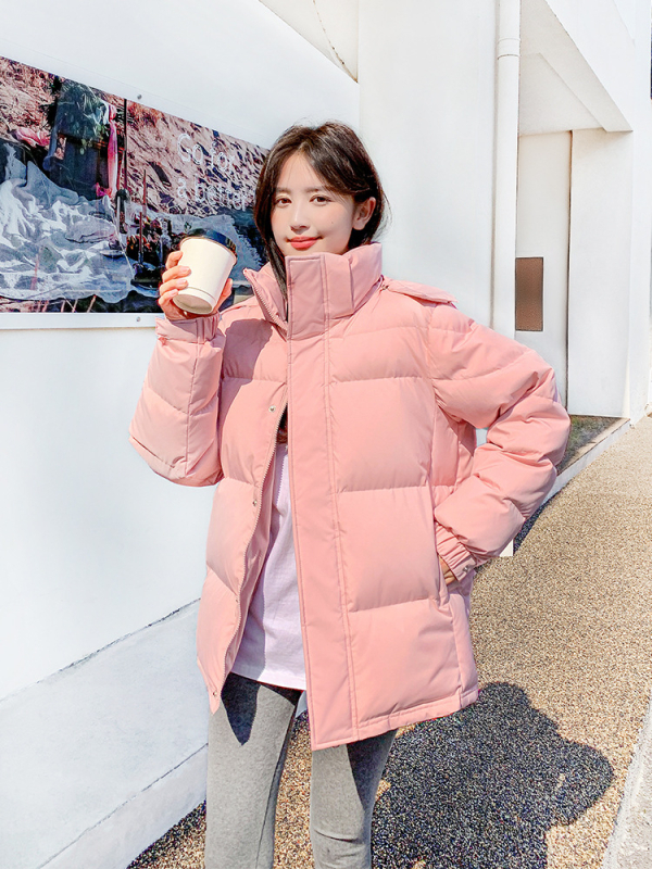 Libamellás télikabát, vastagított, kapucnis, rövid szabású, chenille-spandex anyag