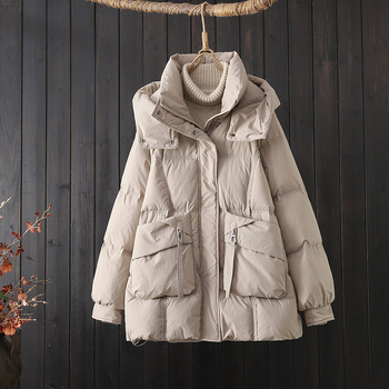 Kacsa-pehelyes dzseki – kapucnival, vastag, nagyon rövid hosszúság <=40 cm, pehelytartalom 51-55%