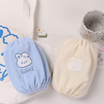 Vaikų animacinių filmų rankovės - triušio motyvas, unisex, plišinis audinys, anti-nešvarumai, rudens–žiemos