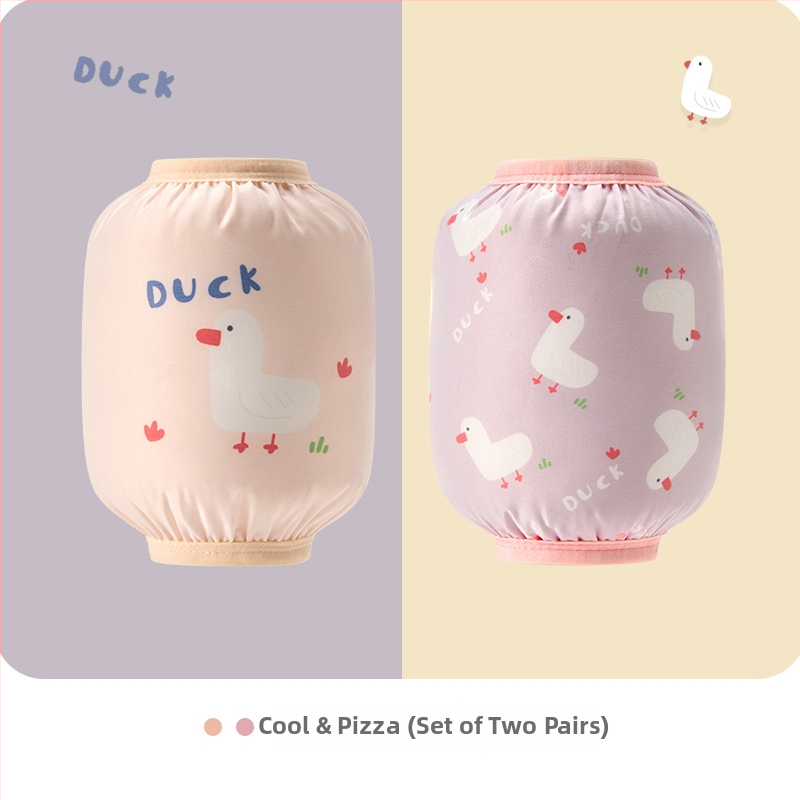 Vaikų vandeniui atsparūs rankovių užklotai su karikatūrų raštu, nailono medžiaga, Korejiečių stilius, amžius 1–8 m, dvi poros