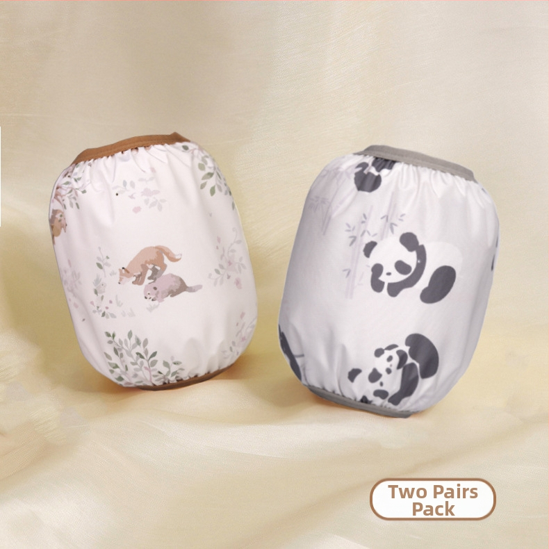 Vaikų rankovių apsauga – vandeniui atspari rudens–žiema, 1–3 metų amžiaus, poliesteris, karikatūrų spaudas