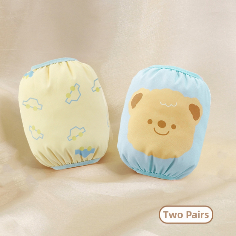 Vaikų rankovių apsauga – vandeniui atspari rudens–žiema, 1–3 metų amžiaus, poliesteris, karikatūrų spaudas