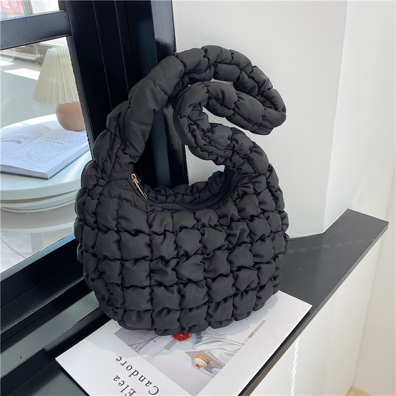 Torba ispod pazuha u street stilu, najlon, Cloud Pack, oblik dumpling, zatvaranje zatvaračem