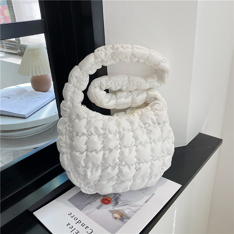 Torba ispod pazuha u street stilu, najlon, Cloud Pack, oblik dumpling, zatvaranje zatvaračem