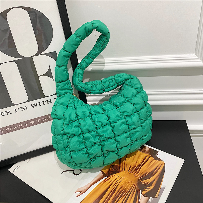 Torba ispod pazuha u street stilu, najlon, Cloud Pack, oblik dumpling, zatvaranje zatvaračem