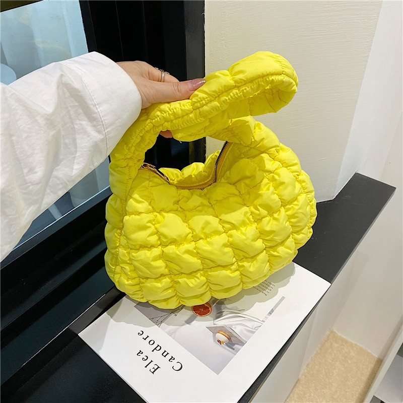 Torba ispod pazuha u street stilu, najlon, Cloud Pack, oblik dumpling, zatvaranje zatvaračem